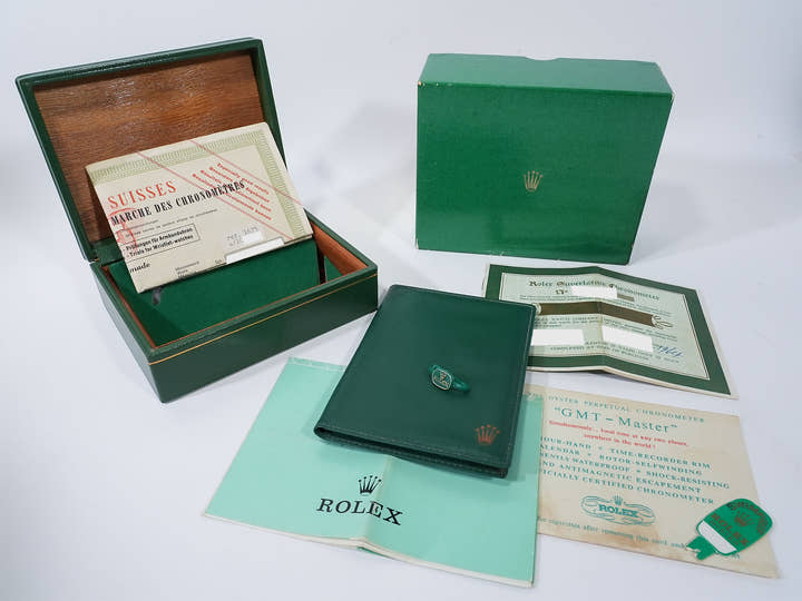 ROLEX GMT-Master Ref.1675 Stainless Steel Black Dial Oyster Bracelet Used 5ycczxkj