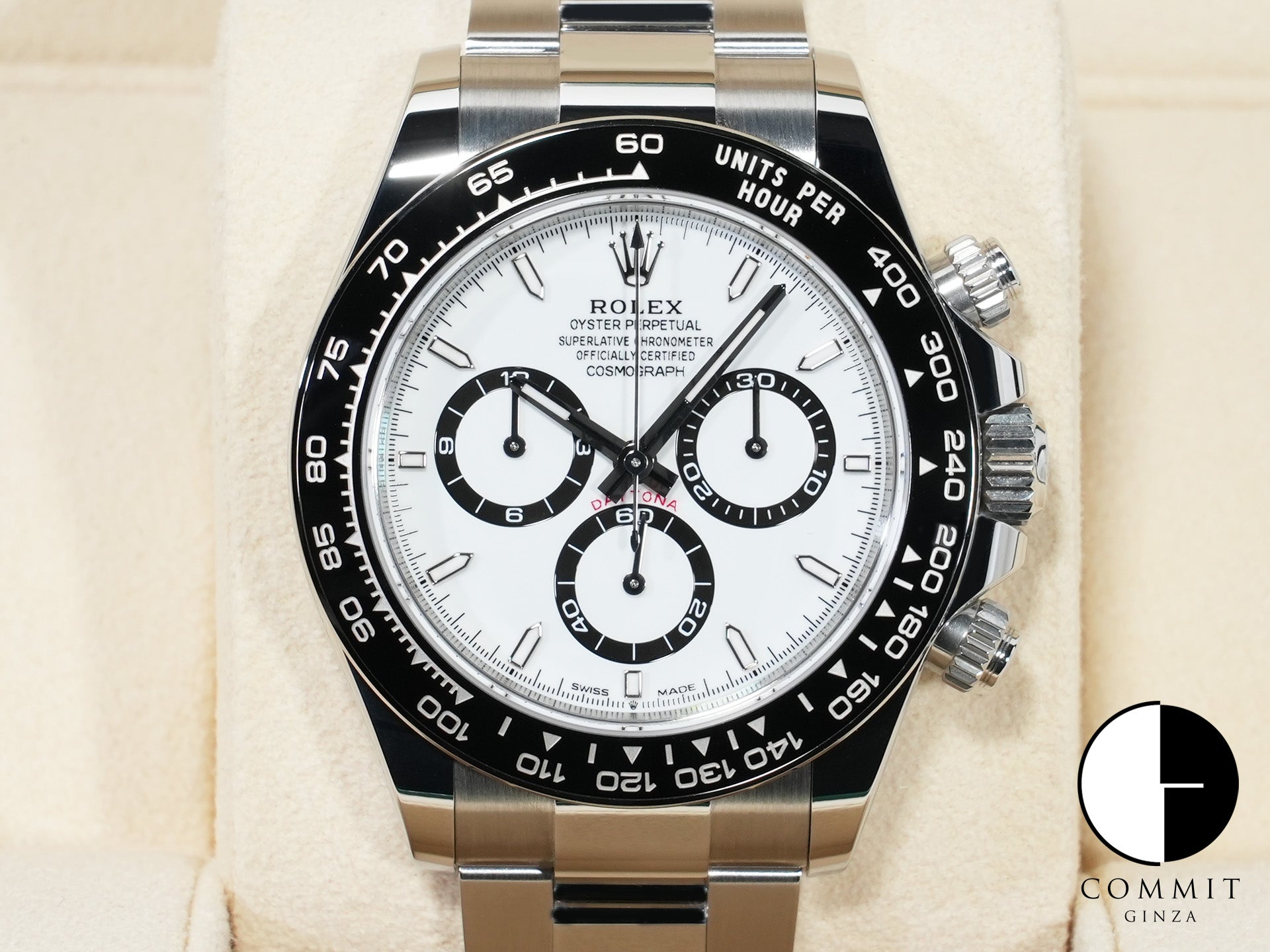 ロレックス デイトナ Ref.126500LN ステンレススチール ホワイト文字盤 未使用 6o62f994