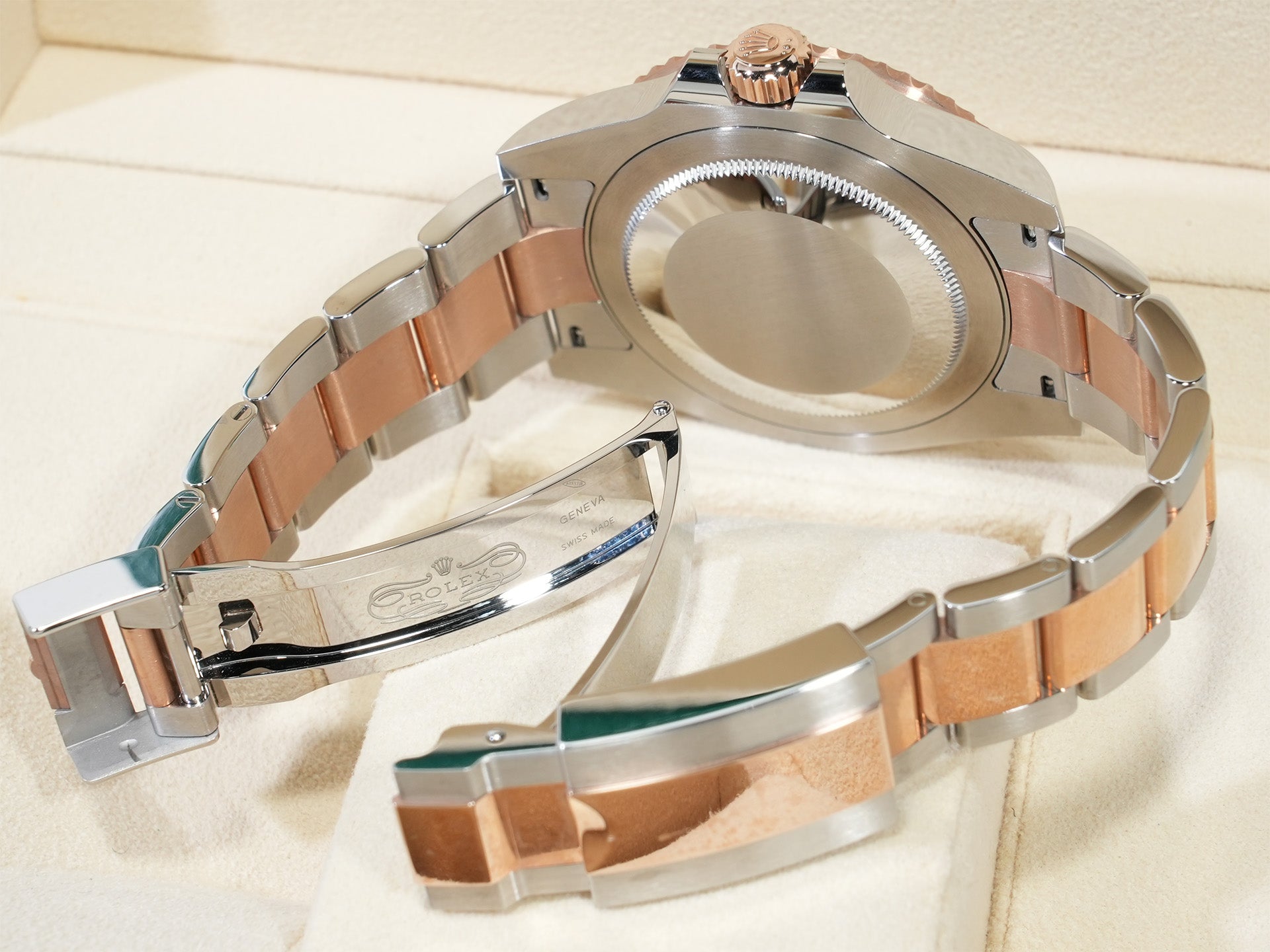 ROLEX GMT-Master II Ref.126711CHNR Stainless Steel/Everose Gold Black Dial Oyster Bracelet Unused 4be2gbpv