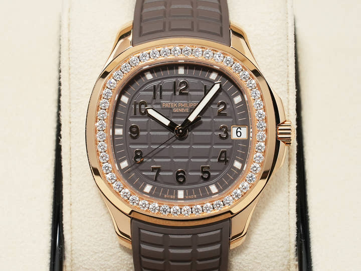 パテックフィリップ アクアノート ルーチェ Ref.5268/200R-010 ローズゴールド トープ文字盤 極美品 hb2xybng