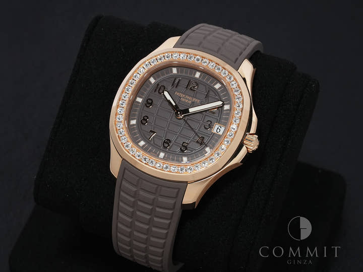パテックフィリップ アクアノート ルーチェ Ref.5268/200R-010 ローズゴールド トープ文字盤 極美品 hb2xybng