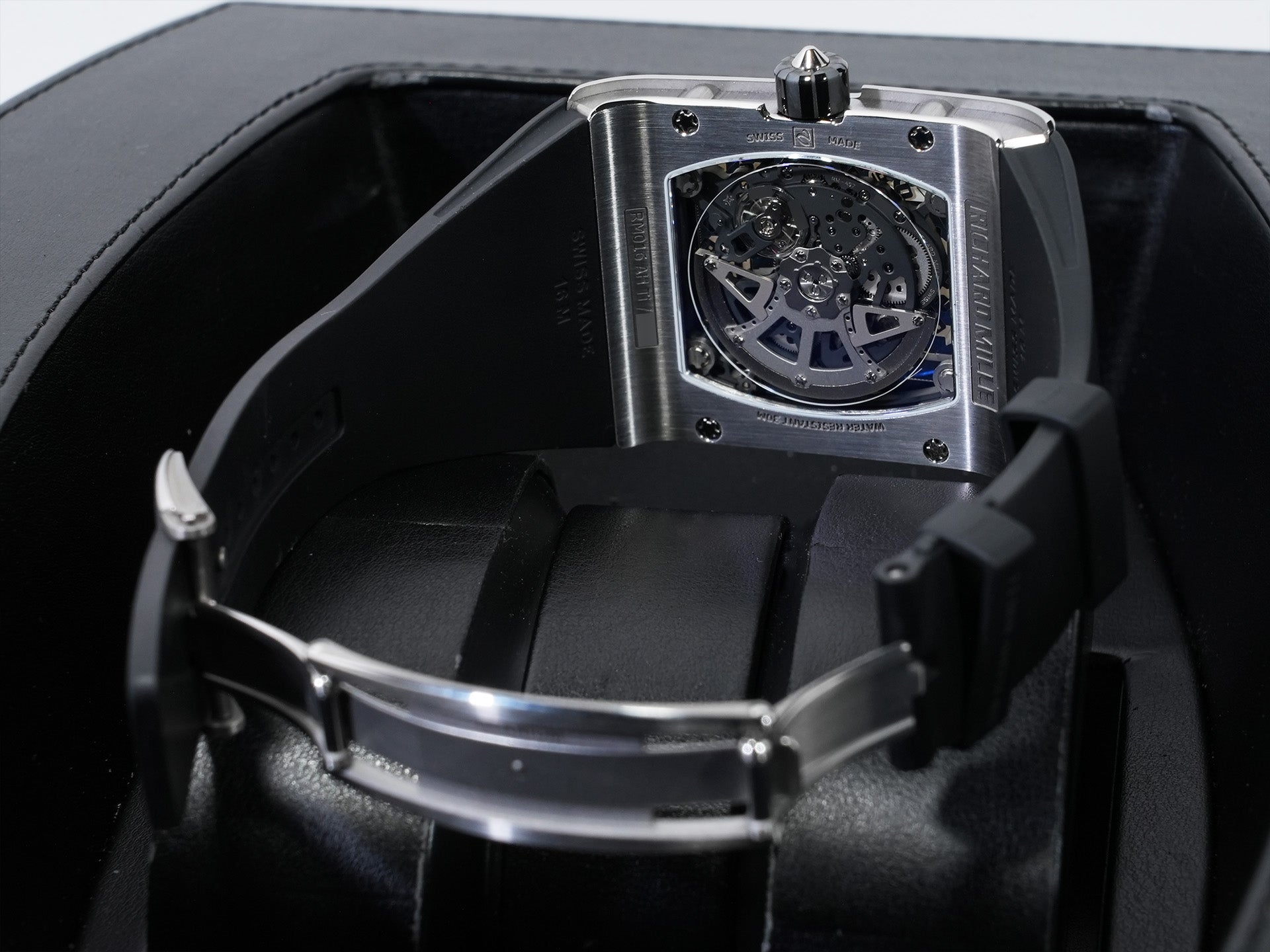 リシャールミル オートマティック エクストラフラット Ref.RM016 チタニウム スケルトン文字盤 美品 m6s7i2fe