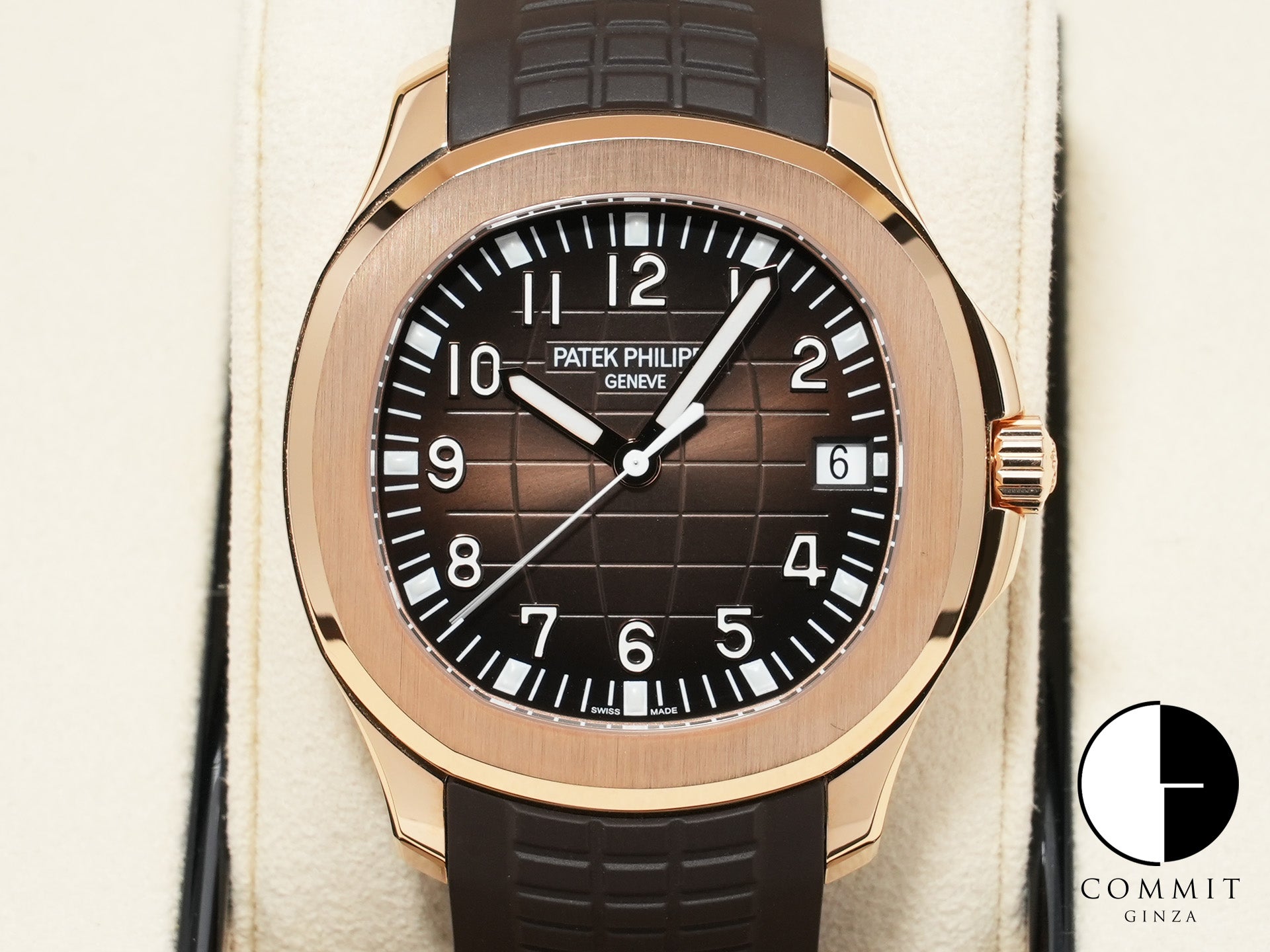 Patek Philippe Aquanaut Ref. 5167R-001 Rose Gold Brown Dial Pre-owned nbpezjwu
