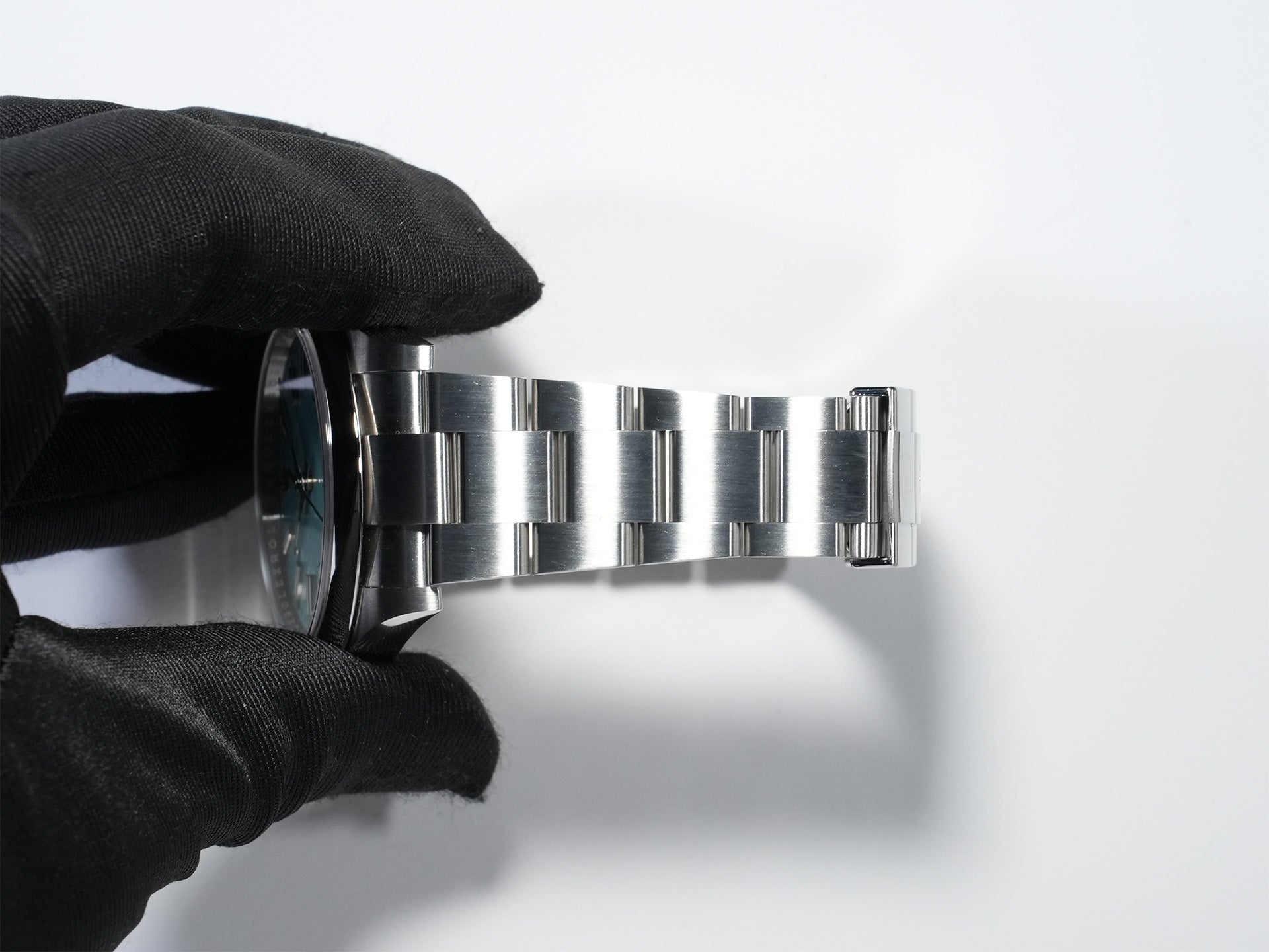 ロレックス オイスターパーペチュアル41 Ref.124300 ステンレススチール ターコイズ文字盤 美中古 uz62srdh