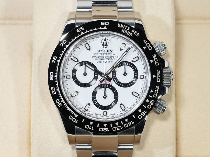 Rolex Daytona Ref. 116500LN Stainless Steel White Dial Used 8sakye4t