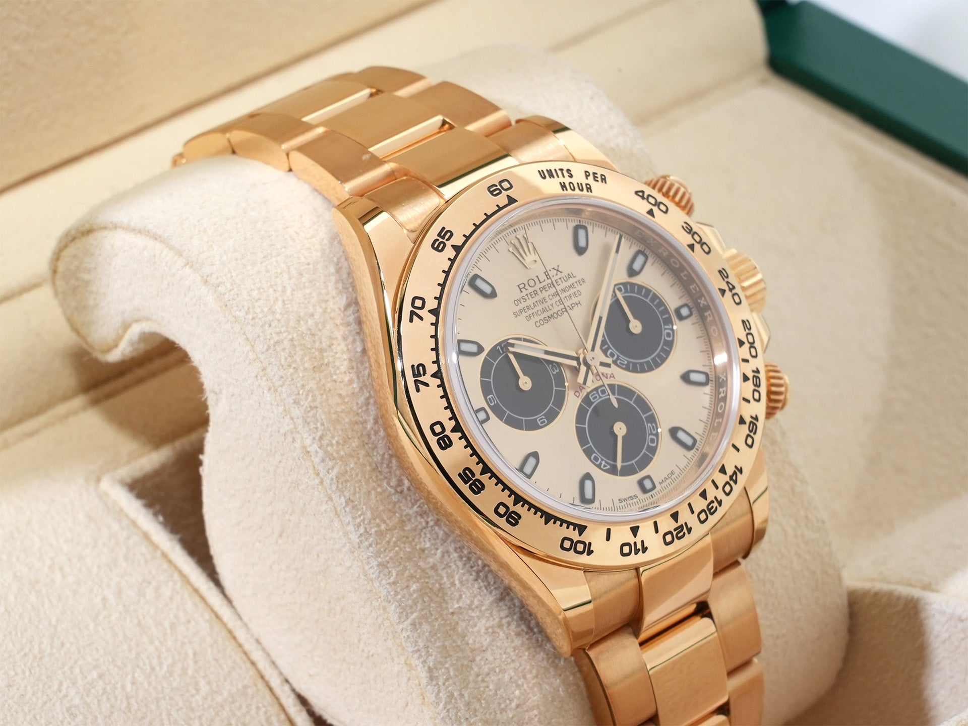 ロレックス デイトナ Ref.116508 イエローゴールド シャンパンxブラック文字盤 中古 cvamvewa