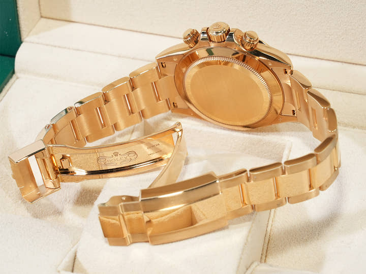 ロレックス デイトナ Ref.116508 イエローゴールド シャンパンxブラック文字盤 中古 cvamvewa