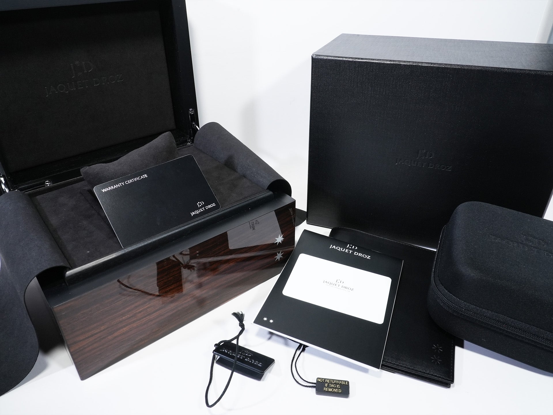 Jaquet Droz Grande Seconde Skelet-One Ref. J003525540 Black Ceramic Skeleton Dial Like New vzvwaegw