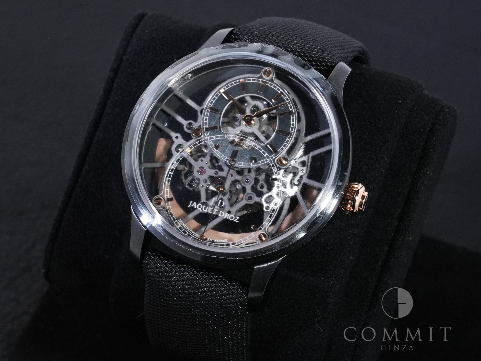 Jaquet Droz Grande Seconde Skelet-One Ref. J003525540 Black Ceramic Skeleton Dial Like New vzvwaegw