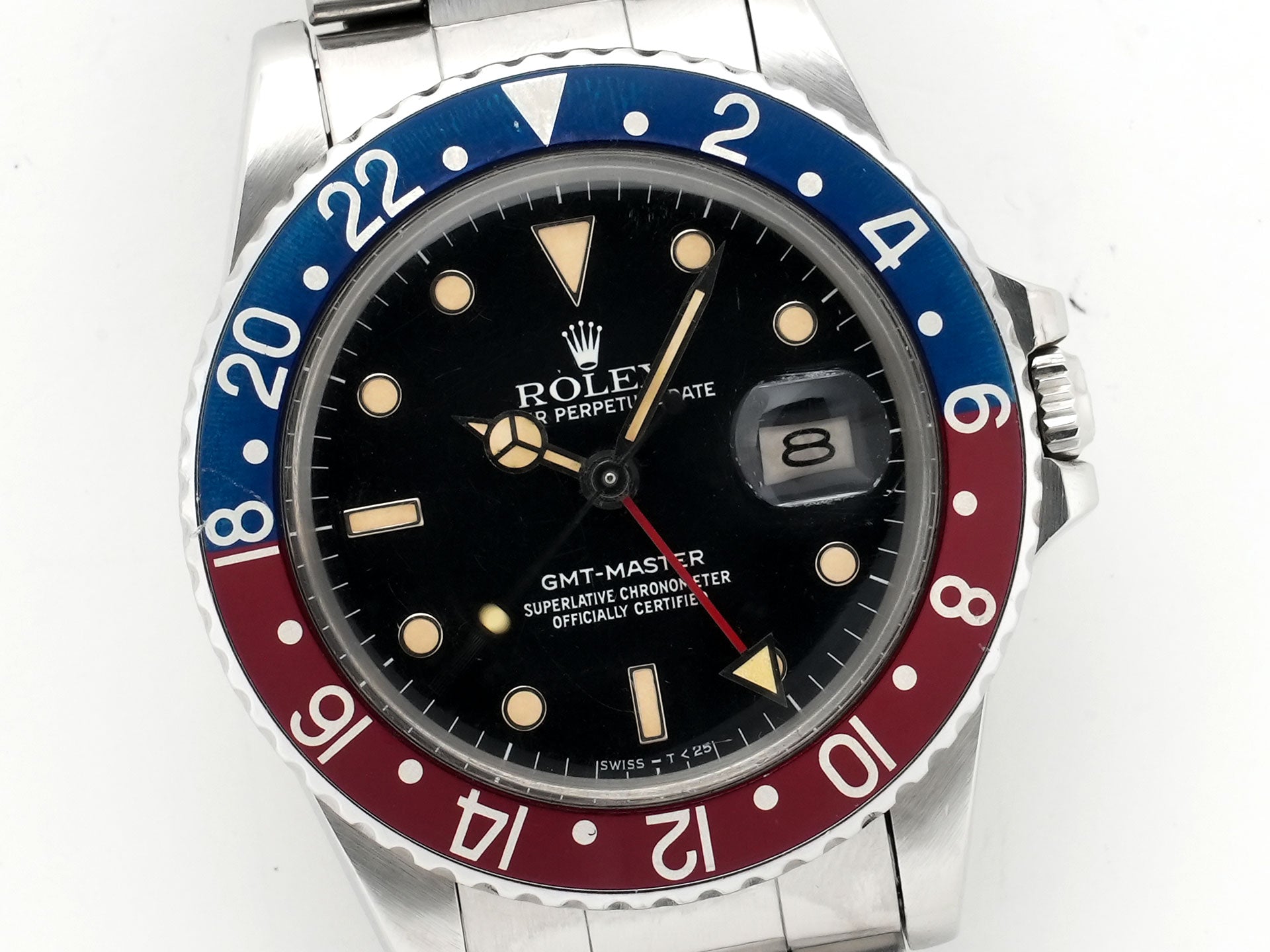 ロレックス GMTマスター Ref.16750 ステンレススチール ブラック文字盤 オイスターブレスレット 中古 r5atuk5h