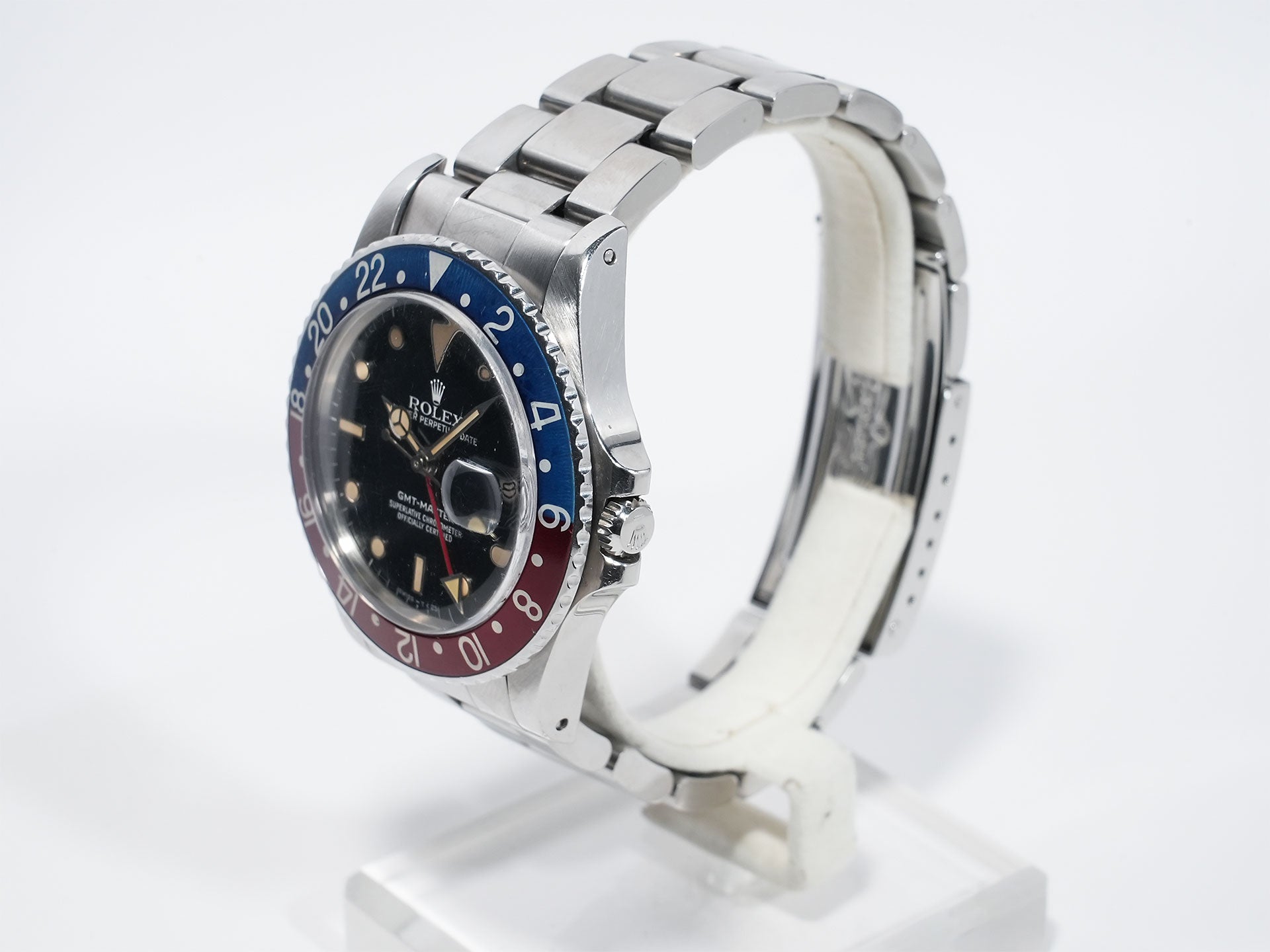 ロレックス GMTマスター Ref.16750 ステンレススチール ブラック文字盤 オイスターブレスレット 中古 r5atuk5h