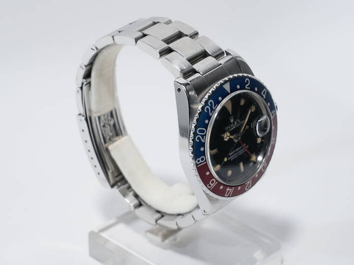 ロレックス GMTマスター Ref.16750 ステンレススチール ブラック文字盤 オイスターブレスレット 中古 r5atuk5h