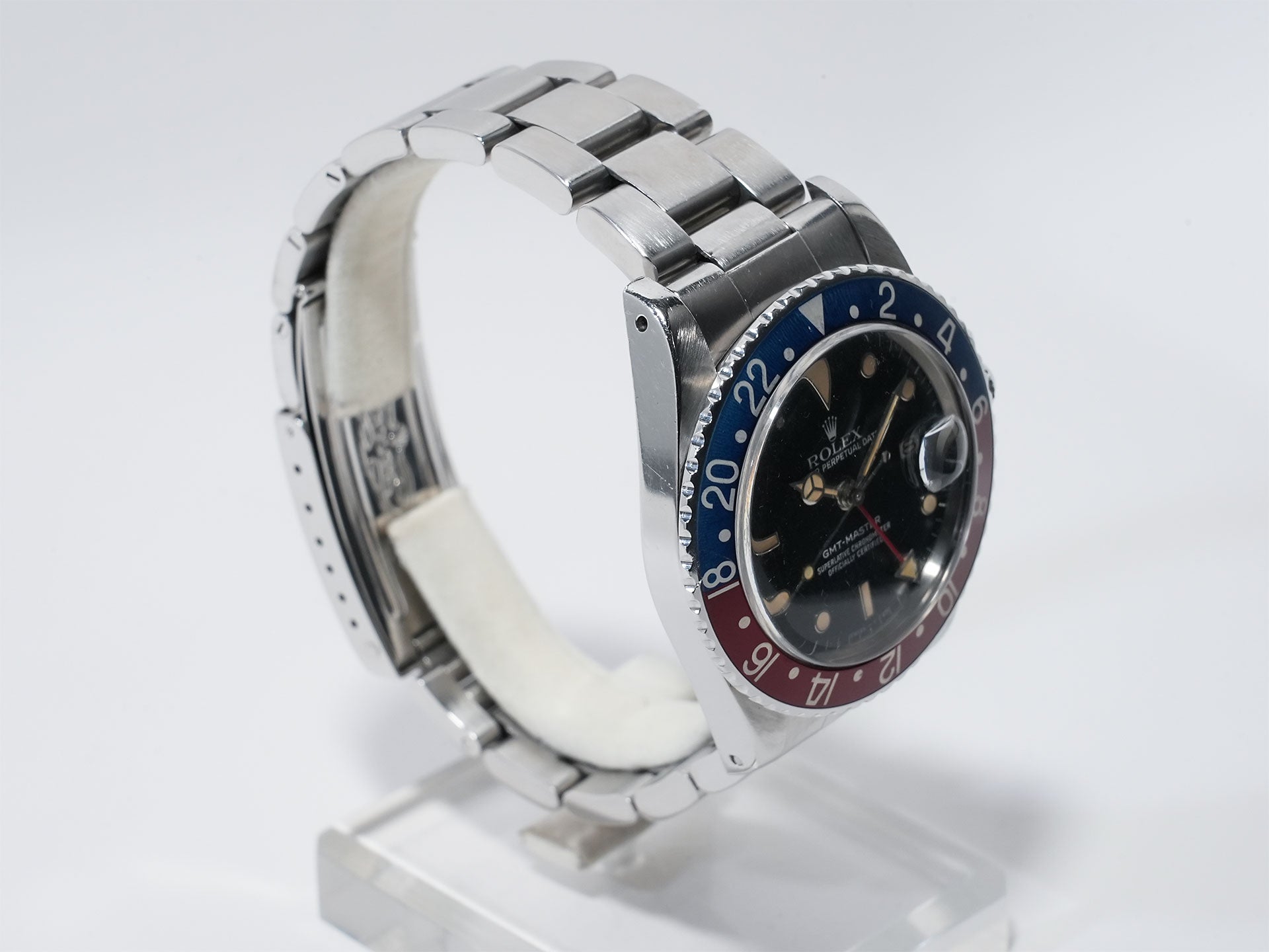 ロレックス GMTマスター Ref.16750 ステンレススチール ブラック文字盤 オイスターブレスレット 中古 r5atuk5h