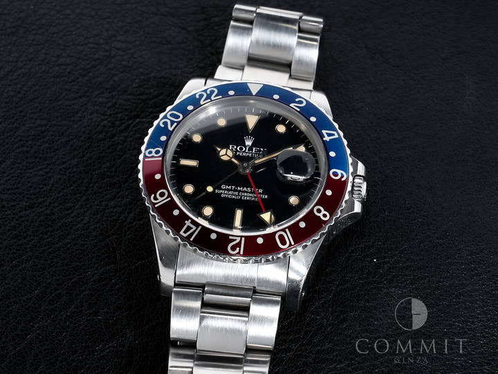 ロレックス GMTマスター Ref.16750 ステンレススチール ブラック文字盤 オイスターブレスレット 中古 r5atuk5h