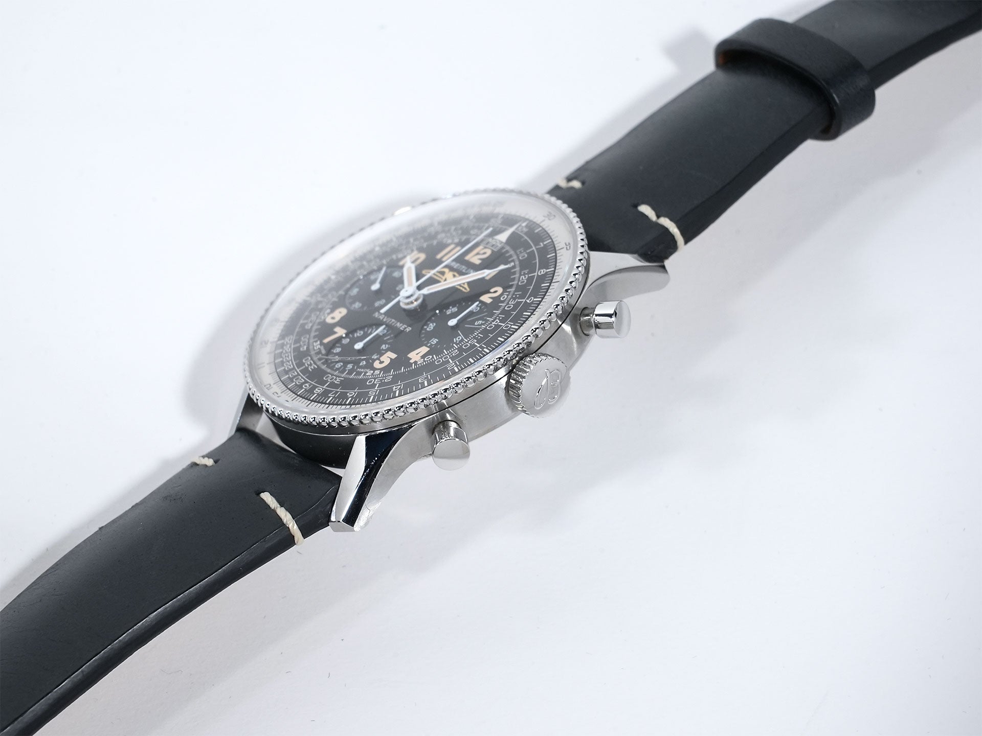 ブライトリング ナビタイマー REF.806 1959 リ・エディション リミテッド Ref.AB0910371B1X1 ステンレススチール ブラック文字盤 中古 9qs5chvy