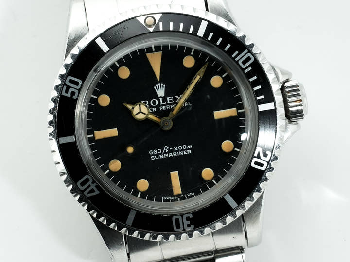 ロレックス サブマリーナー Ref.5513 ステンレススチール ブラック文字盤 中古 jiei37m4