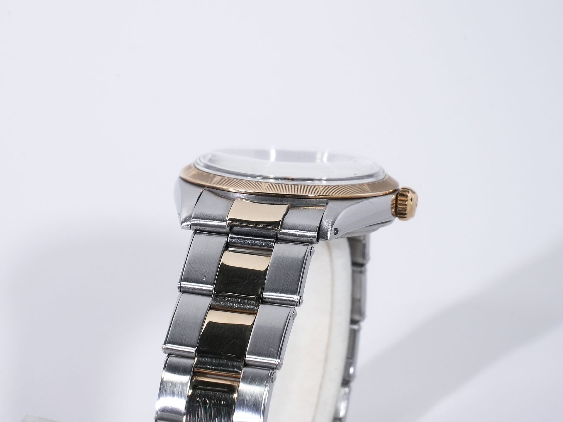 ロレックス ゼファー Ref.1008 ステンレススチール/イエローゴールド ブラック文字盤 中古 3xhdmku5