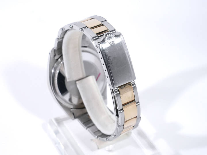 ロレックス ゼファー Ref.1008 ステンレススチール/イエローゴールド ブラック文字盤 中古 3xhdmku5
