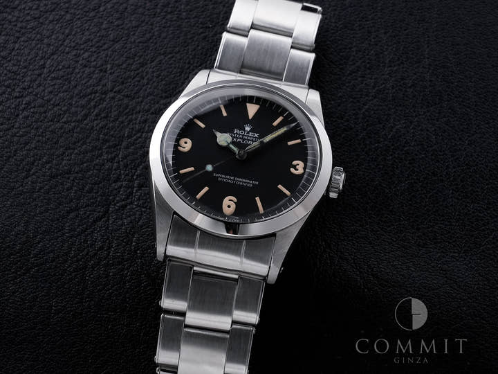 ロレックス エクスプローラーI Ref.1016 ステンレススチール ブラック文字盤 中古 nfookxfr