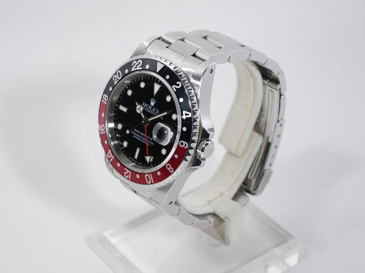 ロレックス GMTマスターII Ref.16710 ステンレススチール ブラック文字盤 オイスターブレスレット 中古 vku4e63e