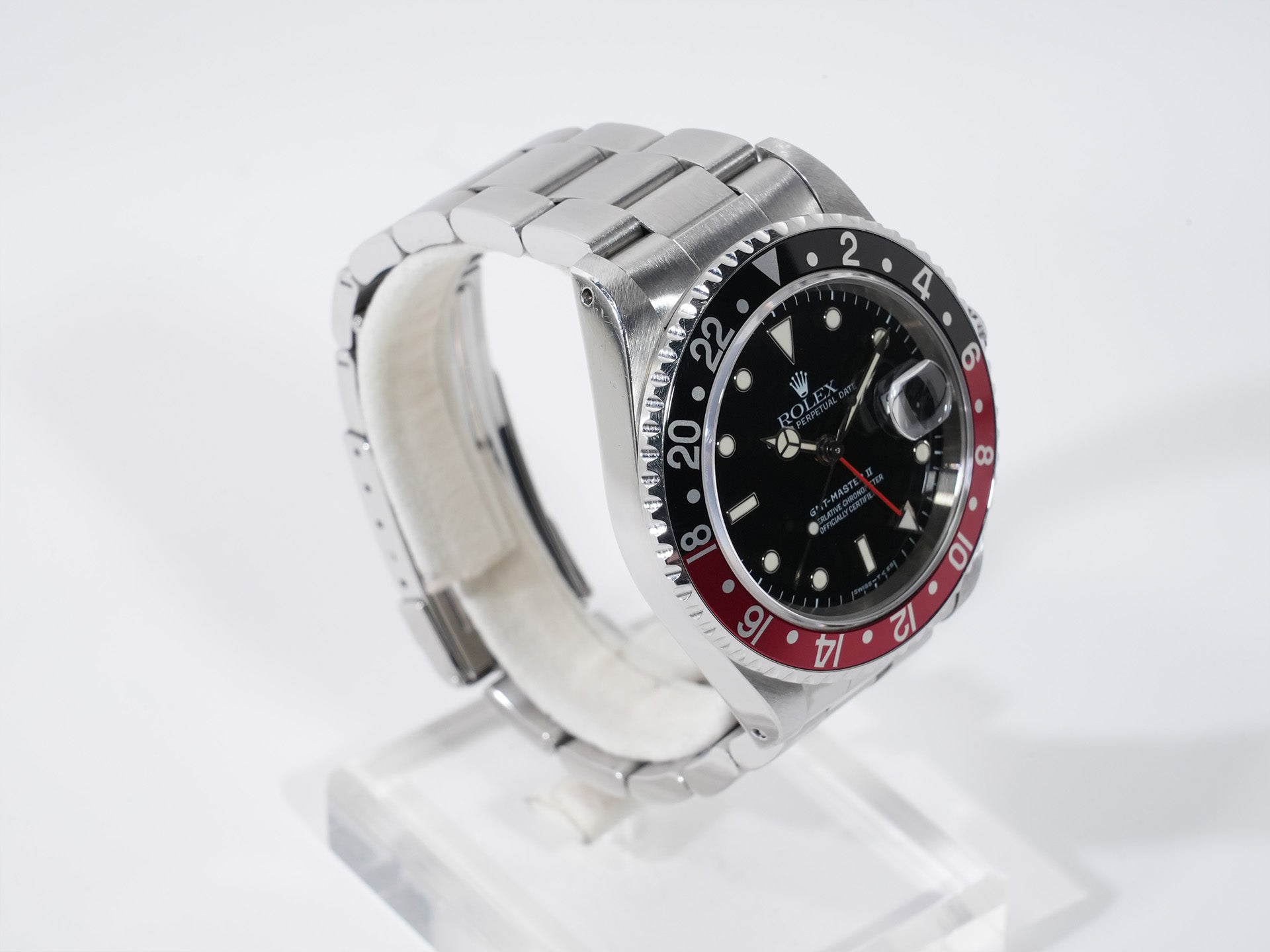 ロレックス GMTマスターII Ref.16710 ステンレススチール ブラック文字盤 オイスターブレスレット 中古 vku4e63e