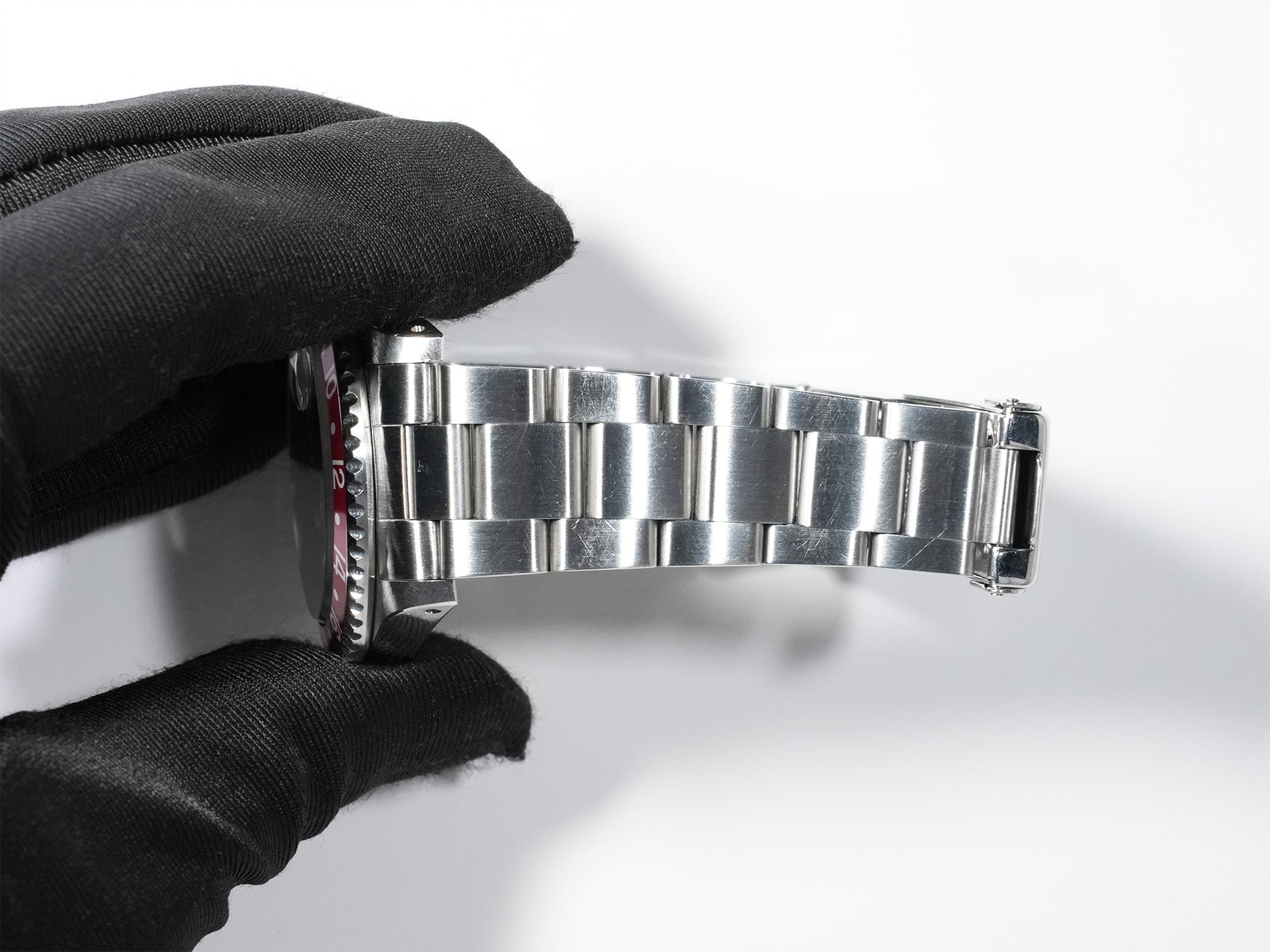 ロレックス GMTマスターII Ref.16710 ステンレススチール ブラック文字盤 オイスターブレスレット 中古 vku4e63e