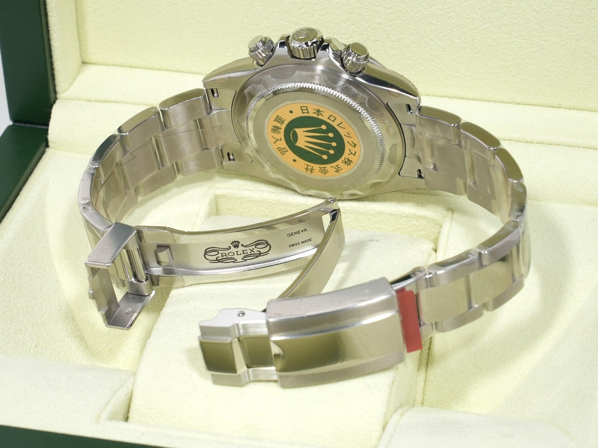 Rolex Daytona Ref. 116520 Stainless Steel Black Dial New Old Stock cah5ktcf