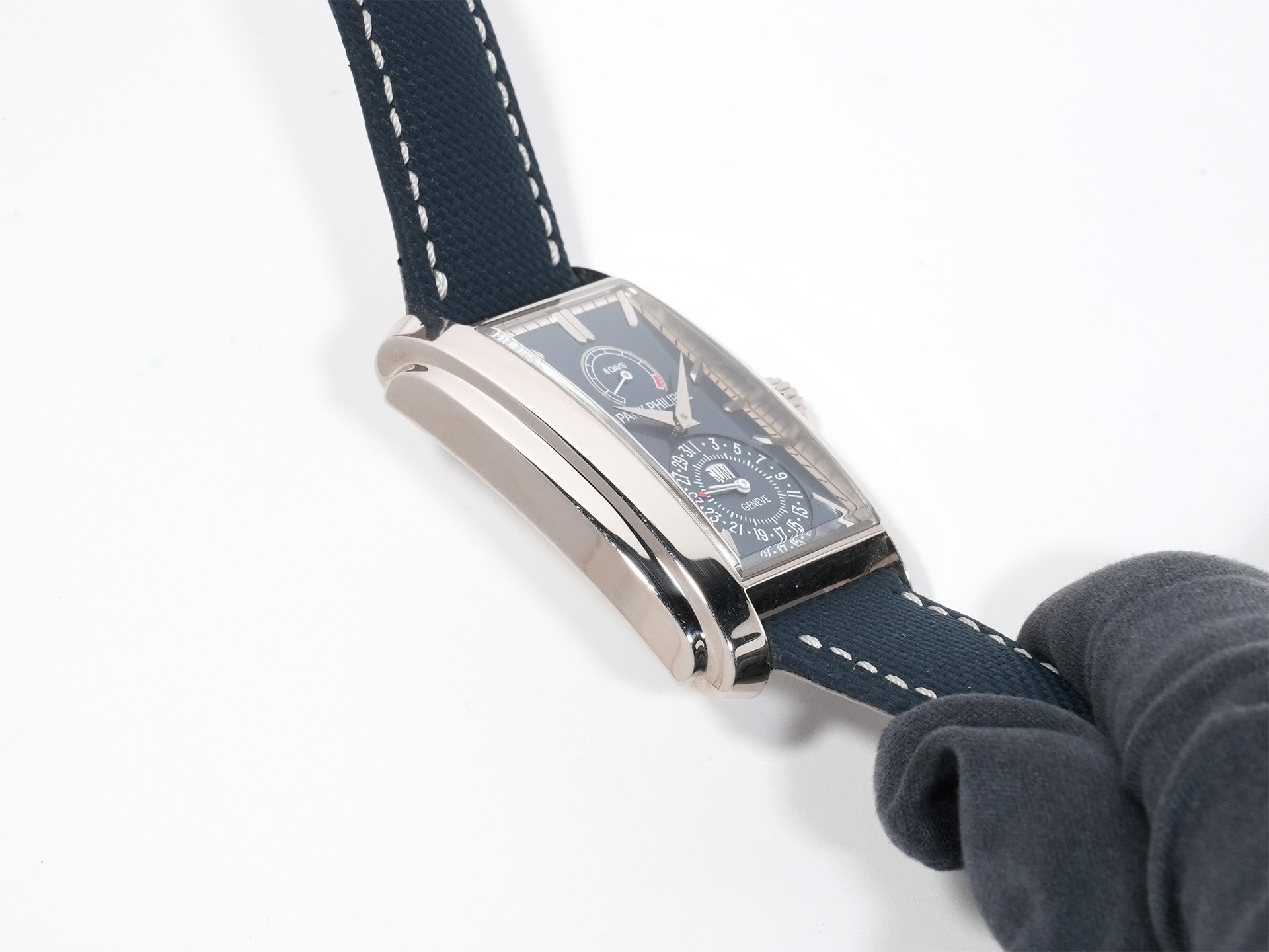 パテックフィリップ ゴンドーロ 8DAYS Ref.5200G-001 ホワイトゴールド ブルー文字盤 中古 htoyywv9