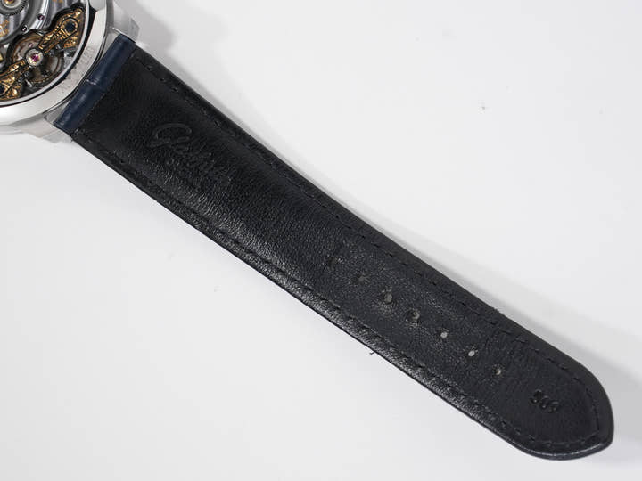グラスヒュッテオリジナル パノマティック ルナ アニバーサリー エディション Ref.1-92-14-01-03-61 プラチナ ダークブルーのアベンチュリン文字盤 極美品 ccicxpa6