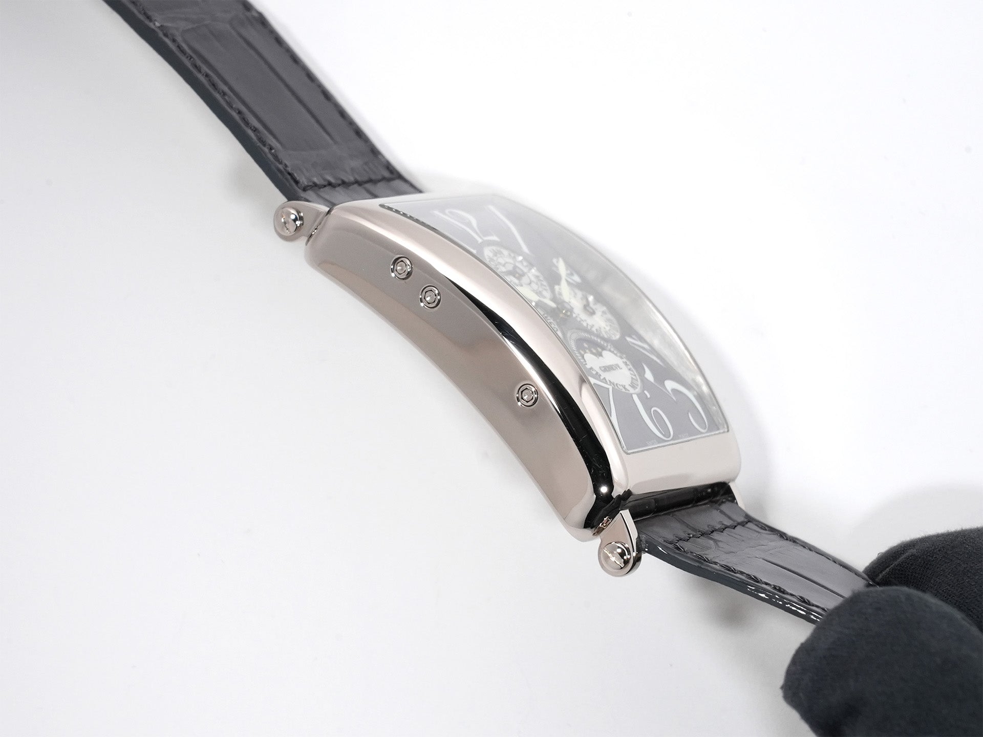 フランクミュラー ロングアイランド パーペチュアルカレンダー Ref.1200 QP ホワイトゴールド グレー文字盤 美中古 n84dzwsb