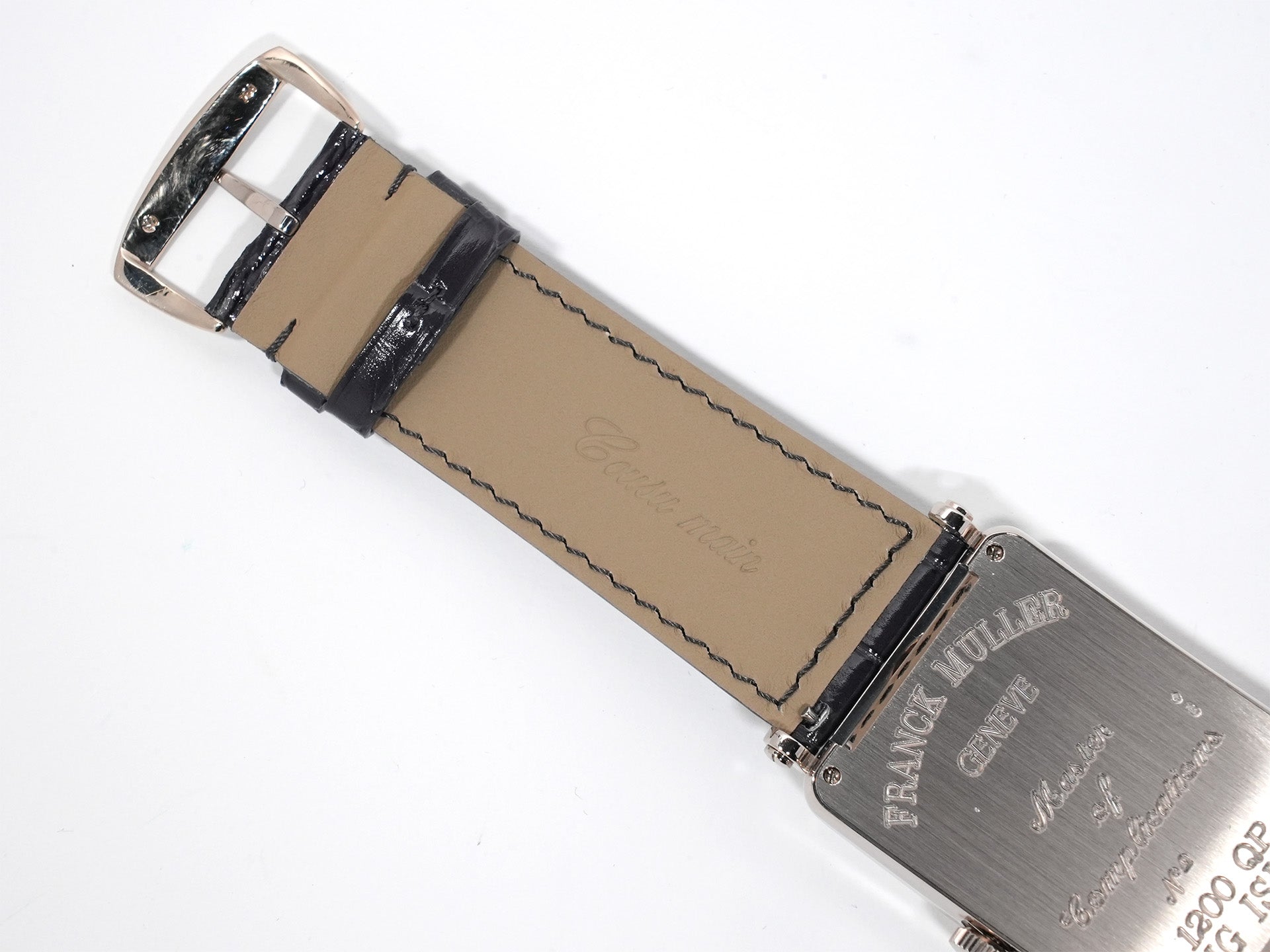 フランクミュラー ロングアイランド パーペチュアルカレンダー Ref.1200 QP ホワイトゴールド グレー文字盤 美中古 n84dzwsb
