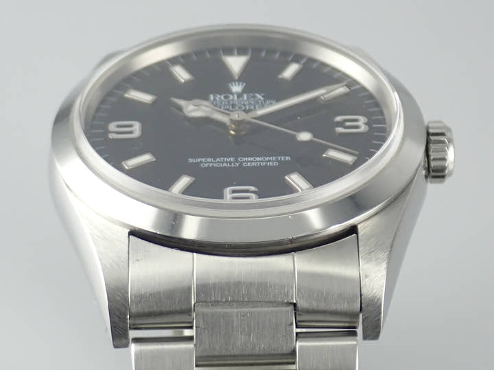ロレックス エクスプローラーI Ref.14270 ブラック文字盤 中古 8explorer-278