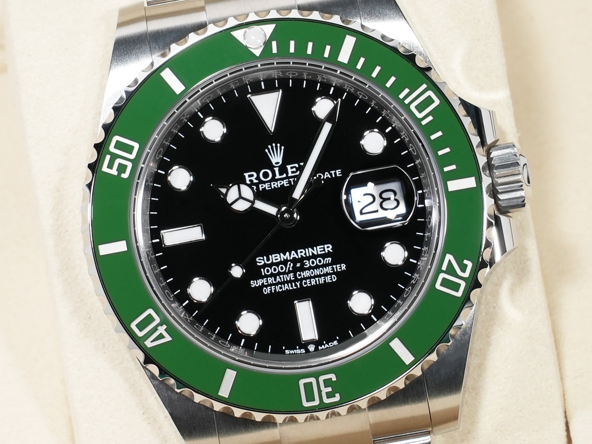ロレックス サブマリーナー デイト Ref.126610LV ステンレススチール ブラック文字盤 未使用 kht8dhfj