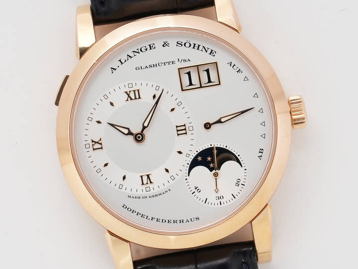 A.ランゲ＆ゾーネ ランゲ1 ムーンフェイズ Ref.109.032 ピンクゴールド シルバー文字盤 中古 wdkvwa3f