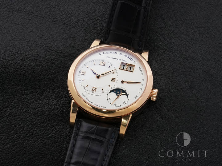 A.ランゲ＆ゾーネ ランゲ1 ムーンフェイズ Ref.109.032 ピンクゴールド シルバー文字盤 中古 wdkvwa3f
