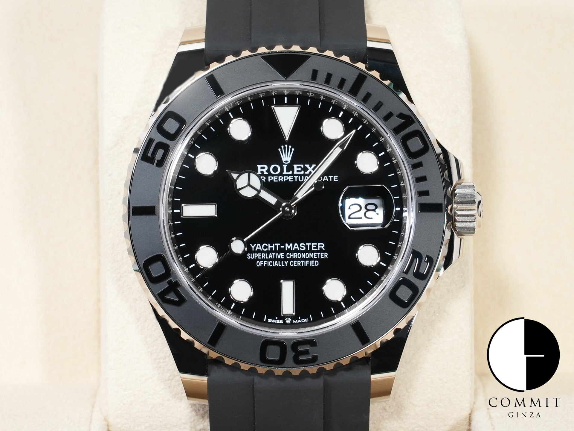 ロレックス ヨットマスター42 Ref.226659 ホワイトゴールド ブラック文字盤 未使用 uk7sc9ej