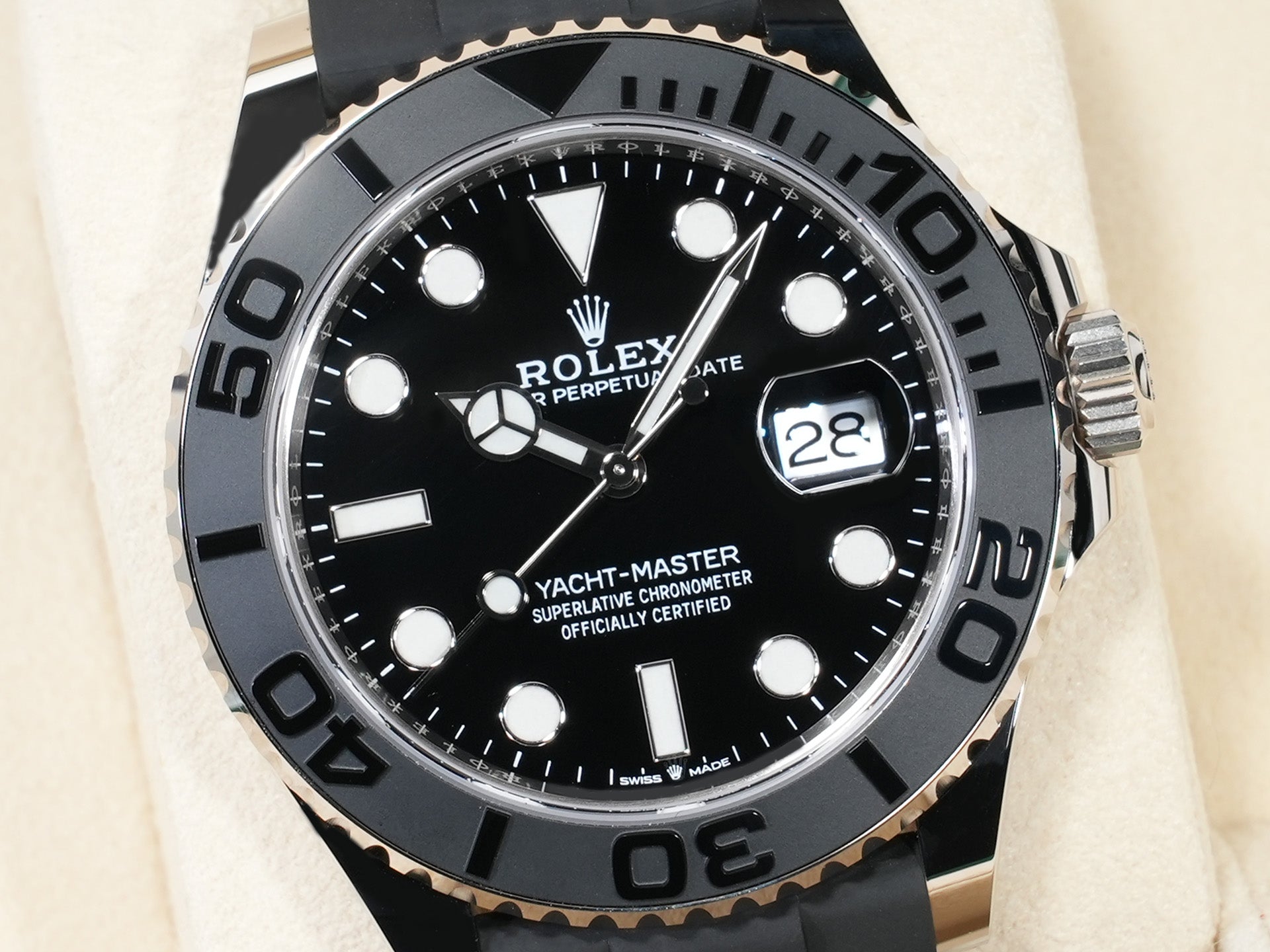 ロレックス ヨットマスター42 Ref.226659 ホワイトゴールド ブラック文字盤 未使用 uk7sc9ej