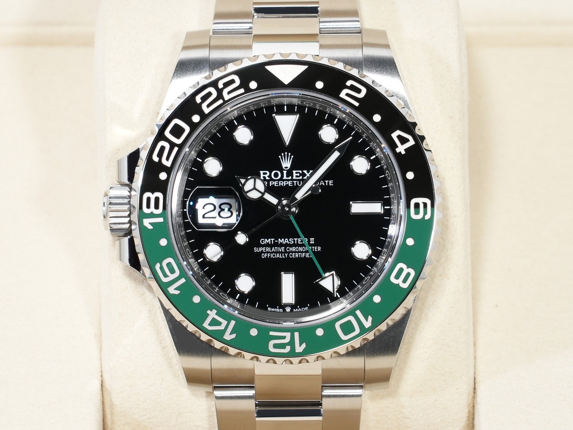 Rolex GMT-Master II Ref.126720VTNR Stainless Steel Black Dial Oyster Bracelet Unused nq2gryiy