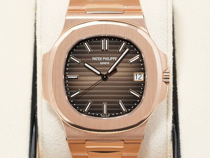 パテックフィリップ ノーチラス Ref.5711/1R-001 ローズゴールド ブラウン・ブラック・グラデーション文字盤 美品 vxkpkkxy