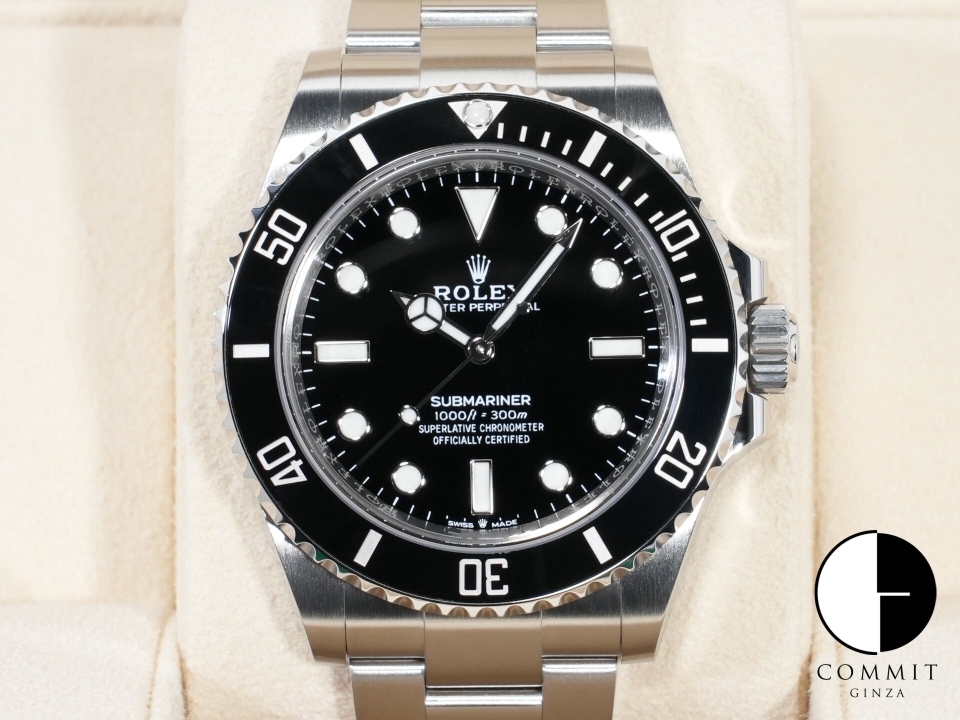 Rolex Submariner No-Date Ref. 124060 Stainless Steel Black Dial Excellent Condition mzaukxgw
