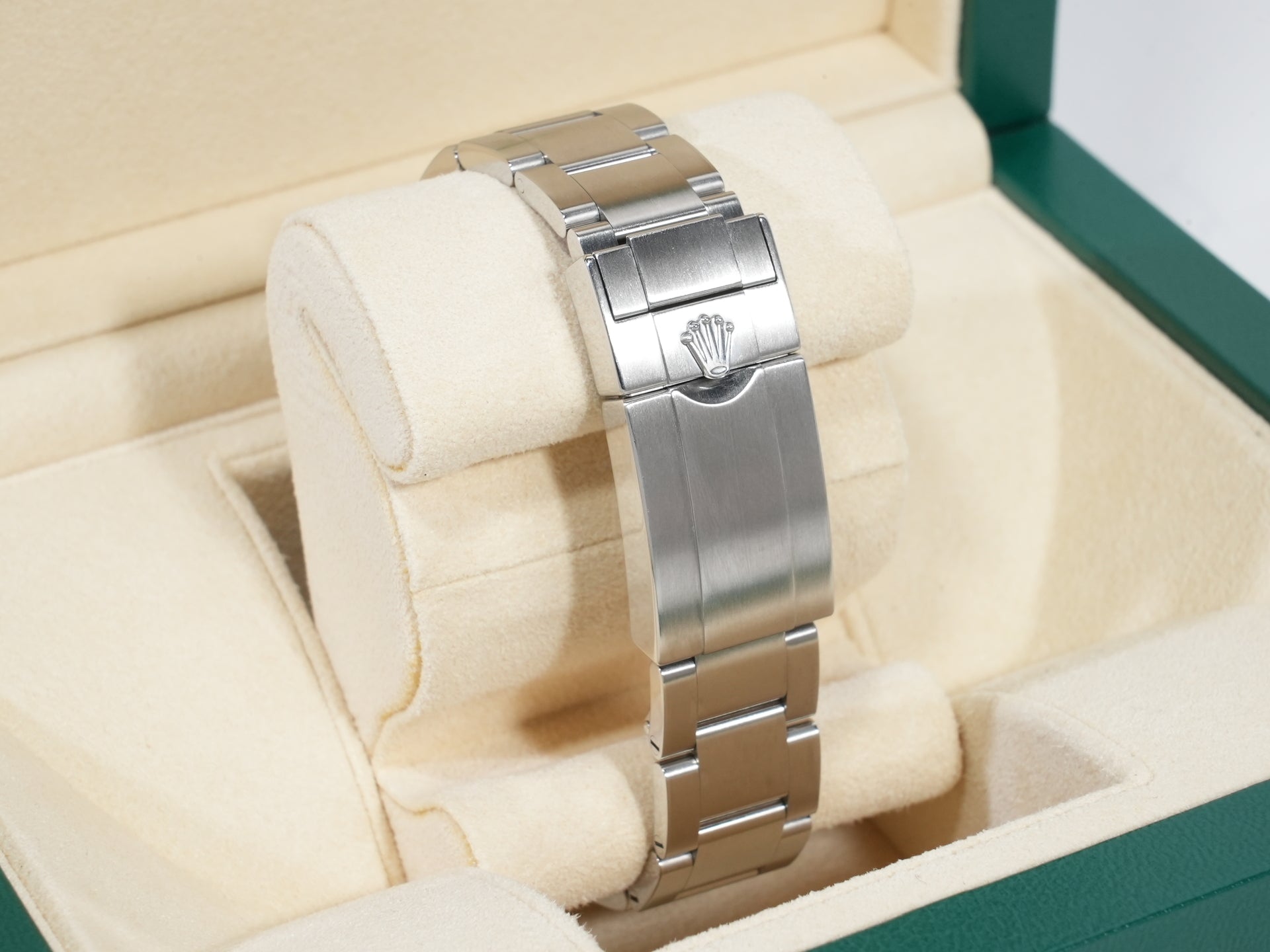 Rolex Explorer I Ref. 214270 Stainless Steel Black Dial Oyster Bracelet Excellent Used Condition yq7yrs9p