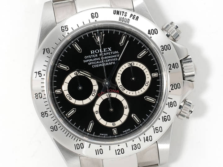 ROLEX Daytona El Primero Ref.16520 Stainless Steel Black Dial Excellent Condition Used m8j9xy3u