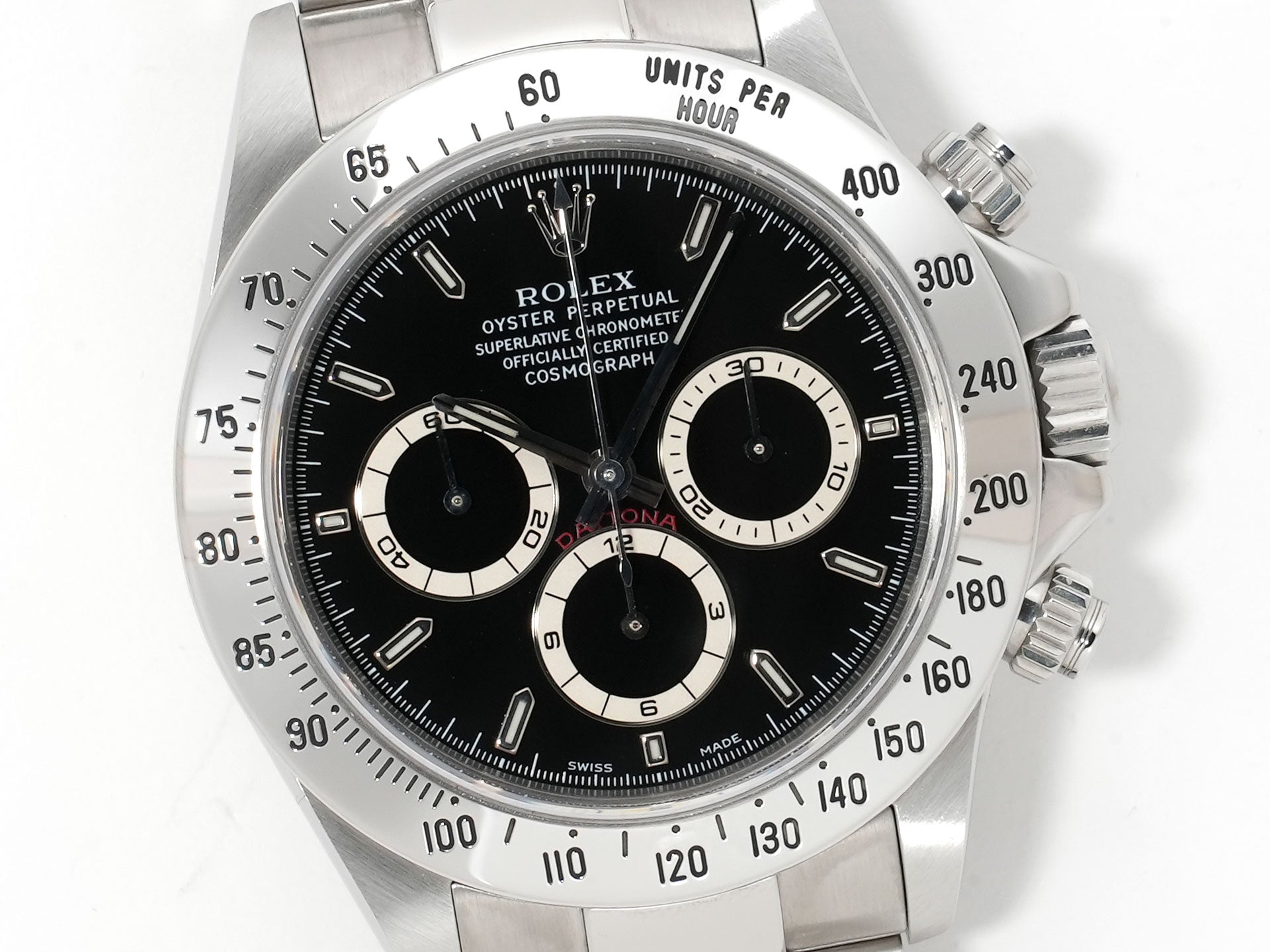 ROLEX Daytona El Primero Ref.16520 Stainless Steel Black Dial Excellent Condition Used m8j9xy3u