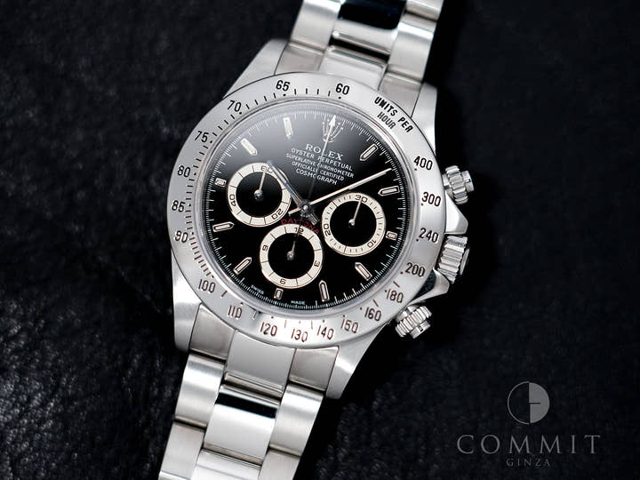 ROLEX Daytona El Primero Ref.16520 Stainless Steel Black Dial Excellent Condition Used m8j9xy3u