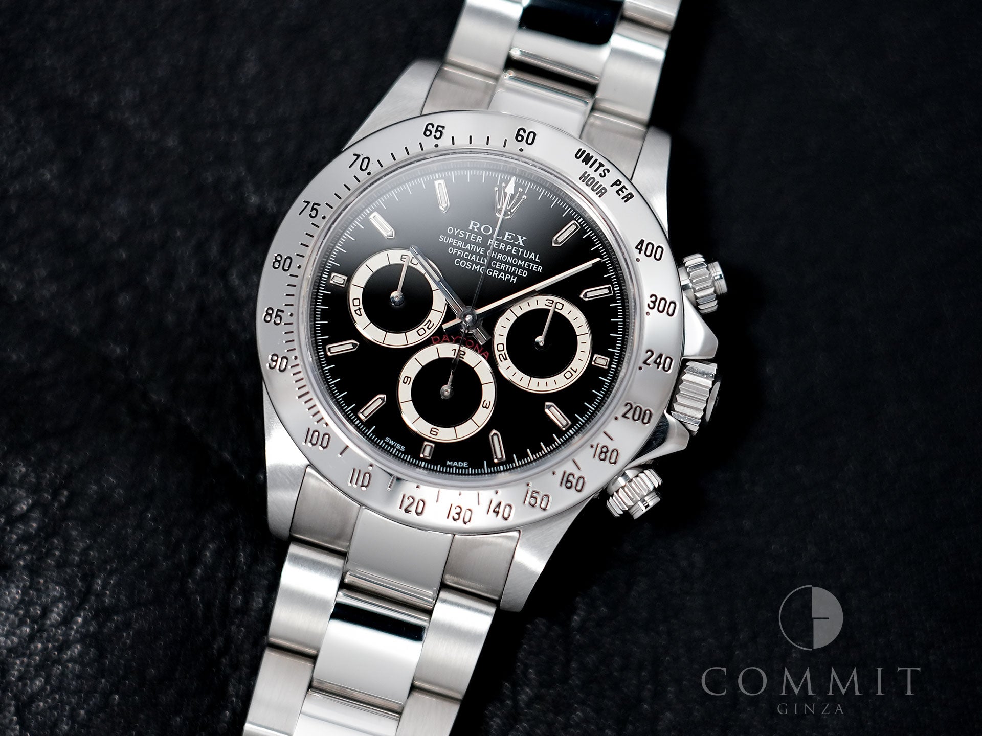 ROLEX Daytona El Primero Ref.16520 Stainless Steel Black Dial Excellent Condition Used m8j9xy3u