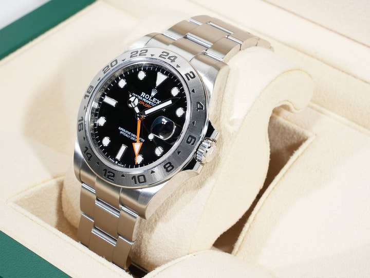Rolex Explorer II Ref.226570 Stainless Steel Black Dial Oyster Bracelet Used, Very Good Condition vsn3py9w