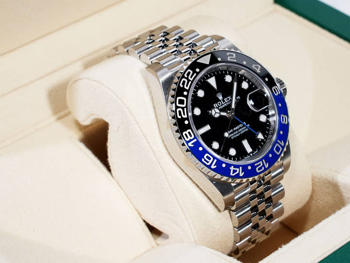 ロレックス GMTマスターII Ref.126710BLNR ステンレススチール ブラック文字盤 ジュビリーブレスレット 美中古 6vtvn2wx