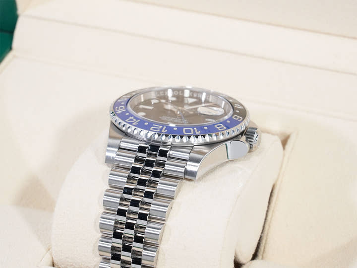 ロレックス GMTマスターII Ref.126710BLNR ステンレススチール ブラック文字盤 ジュビリーブレスレット 美中古 6vtvn2wx