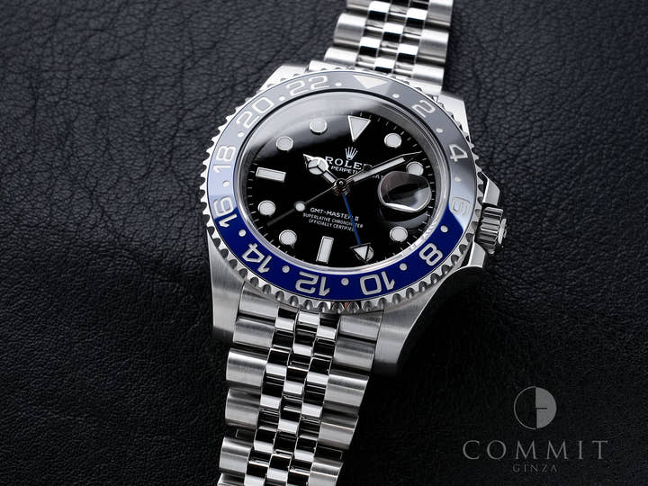 ロレックス GMTマスターII Ref.126710BLNR ステンレススチール ブラック文字盤 ジュビリーブレスレット 美中古 6vtvn2wx