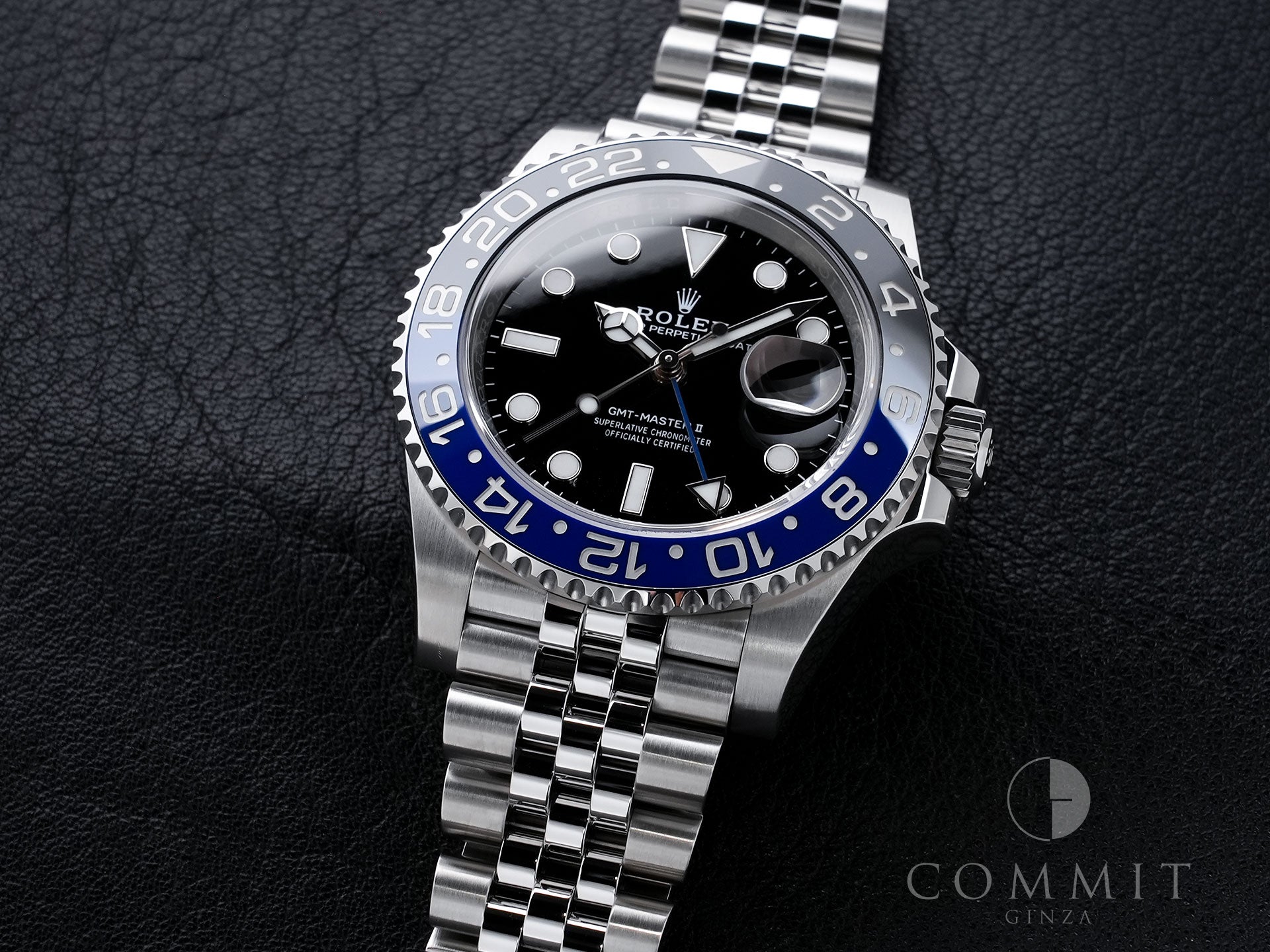 ロレックス GMTマスターII Ref.126710BLNR ステンレススチール ブラック文字盤 ジュビリーブレスレット 美中古 6vtvn2wx